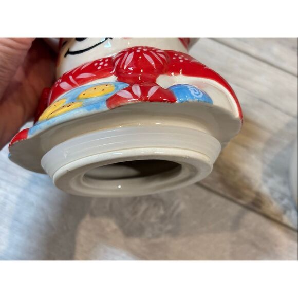 Temp-Tations Holiday Christmas Snowman 18oz Jar Figurine by Tara - Picture 9 of 12